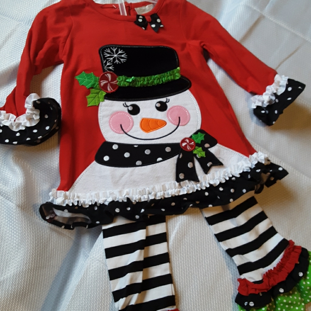 Snowman Boutique 2pc Outfit